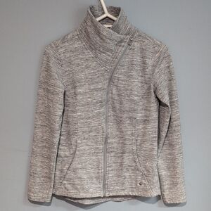 Tuff Athletic Asymmetrical Full Zip Up Fleece Lined Jacket Size Small